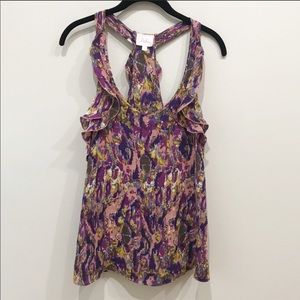 Parker ruffle tank top